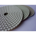 Wet Flexible Resin 400# Polishing Pad for granite,marble and engineered stones